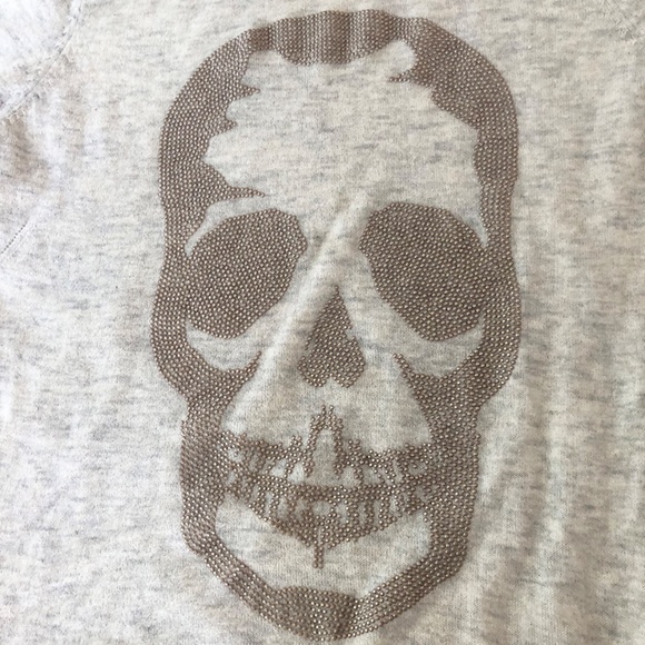 ZADIG & VOLTAIRE Skull Cashmere and Sparkle Sweater / XS - Picture 5 of 13